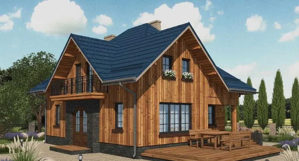 Проект Двухэтажный дом 14 на 12, 246 м2