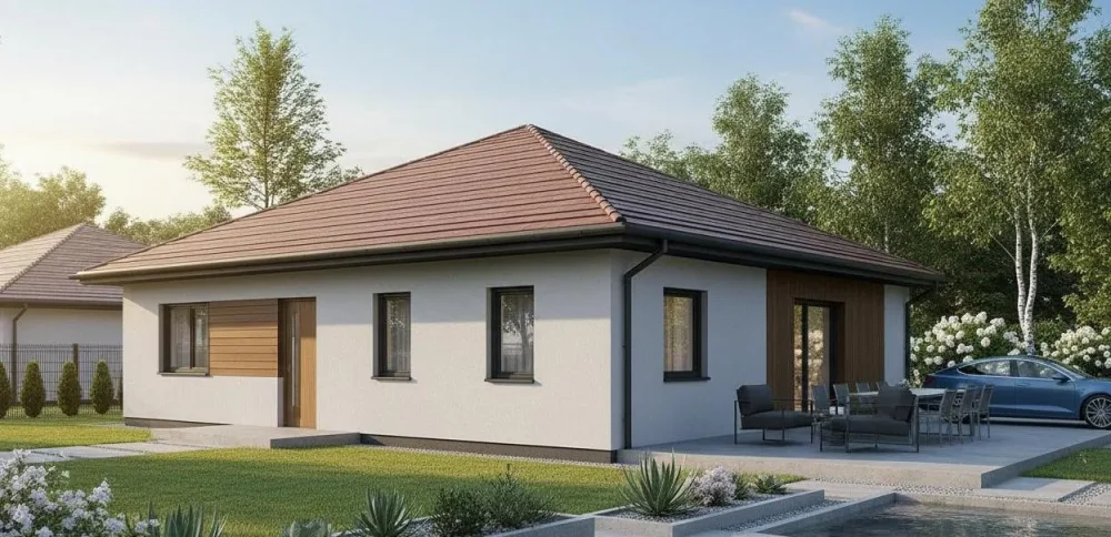 Проект Одноэтажный дом 13 на 16, 145 м2