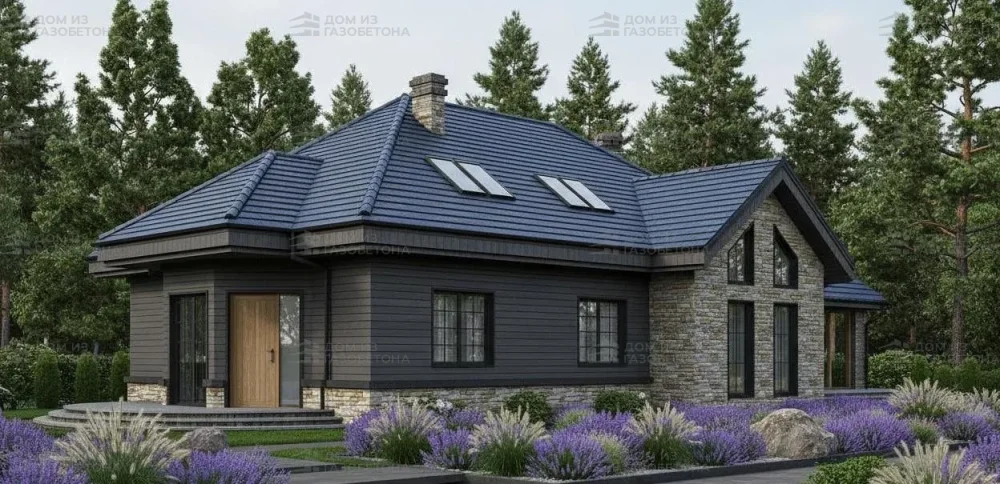 Проект Двухэтажный дом 17 на 16, 255 м2