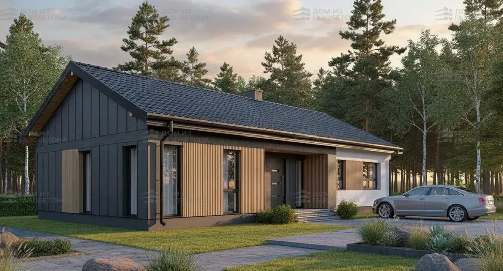 Проект Одноэтажный дом 15 на 12, 118 м2