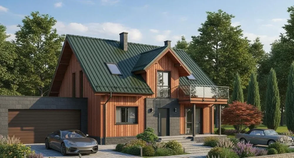 Проект Двухэтажный дом 16 на 10, 213 м2